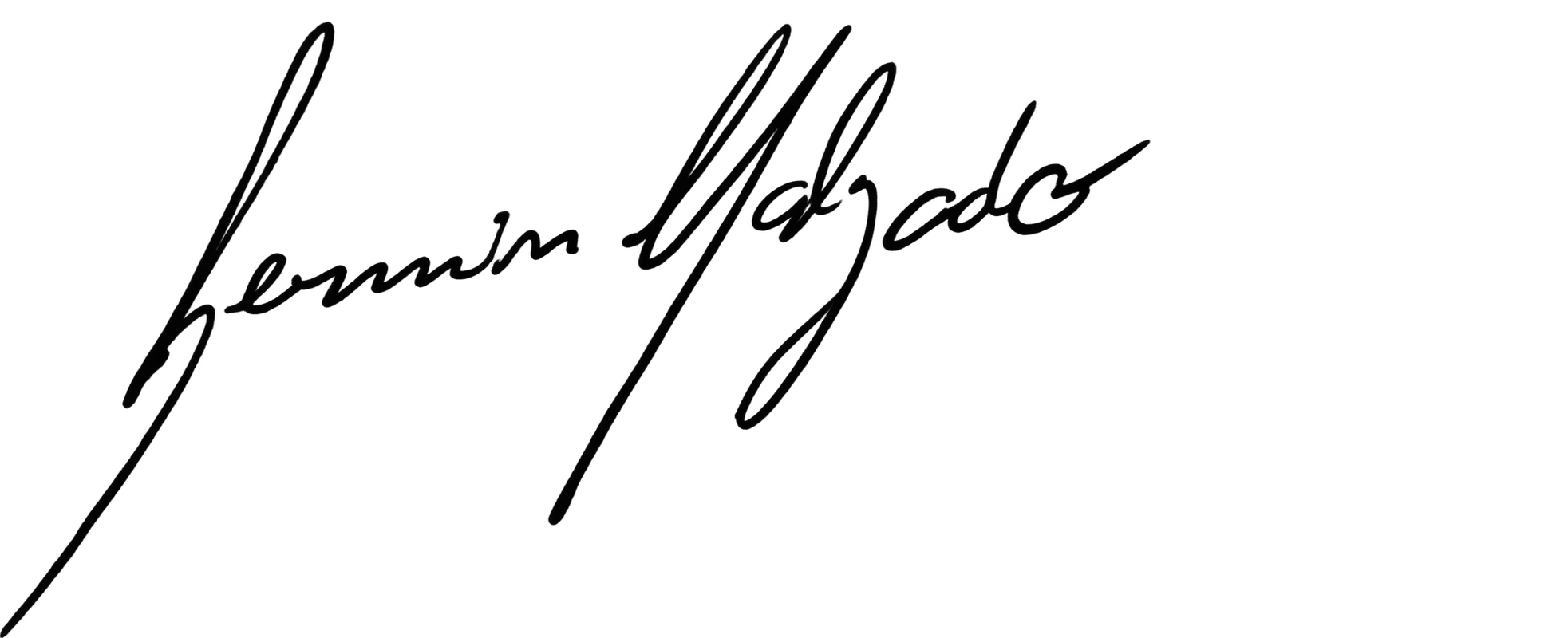 Firma de Fermín Holgado