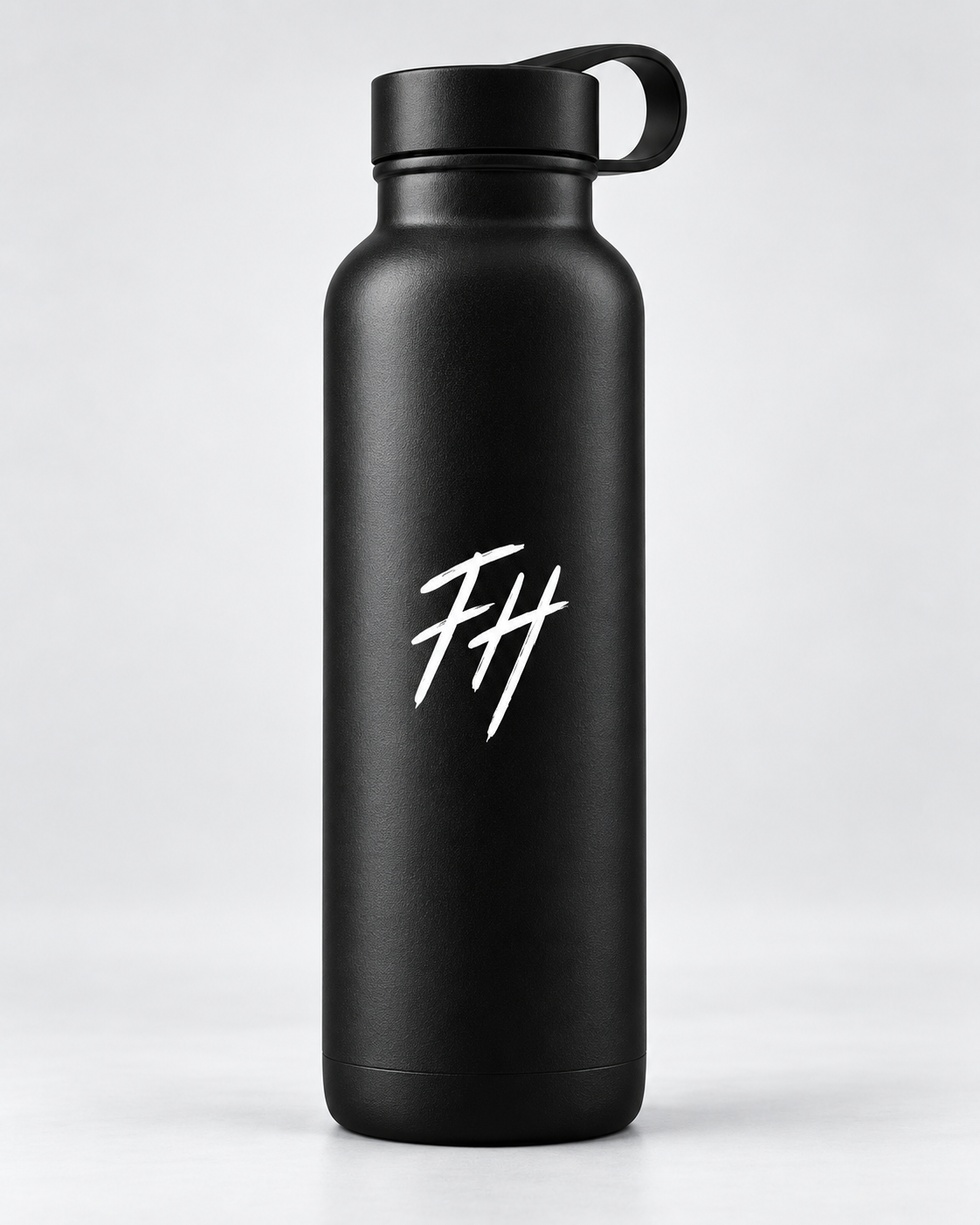 Botella negra reutilizable FH
