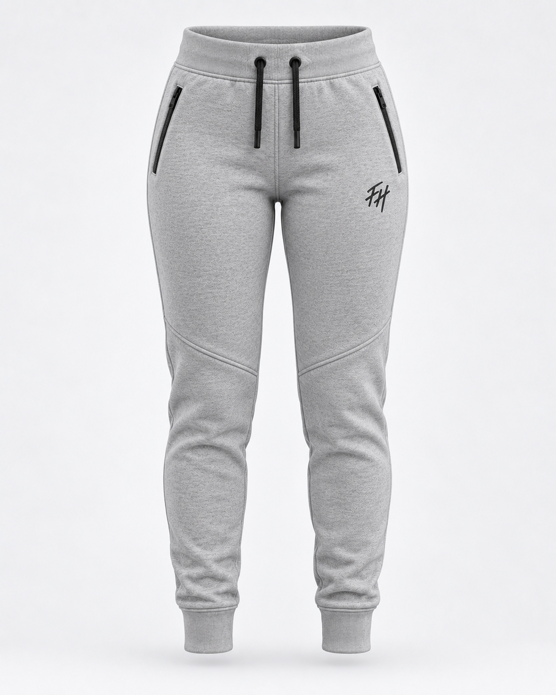 Pantalón gris de mujer FH con logo negro